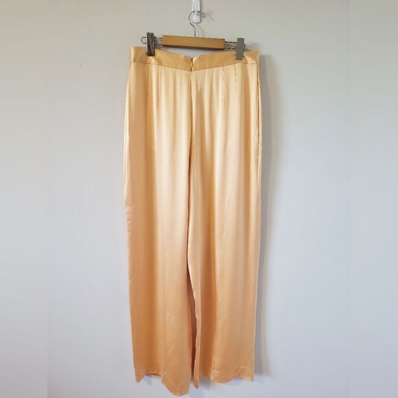 RARE Orange/Gold Vintage Escada Couture Sequin Silk Jacket and Pants - Picture 6 of 10